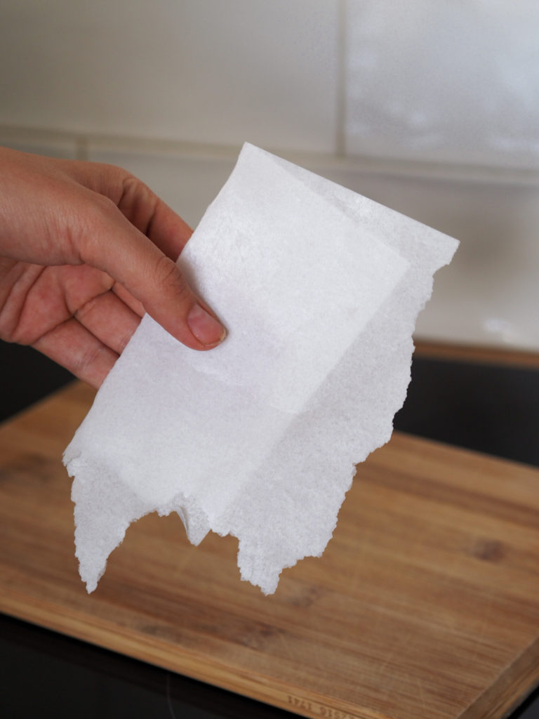 Jadalny tiul z papieru waflowego